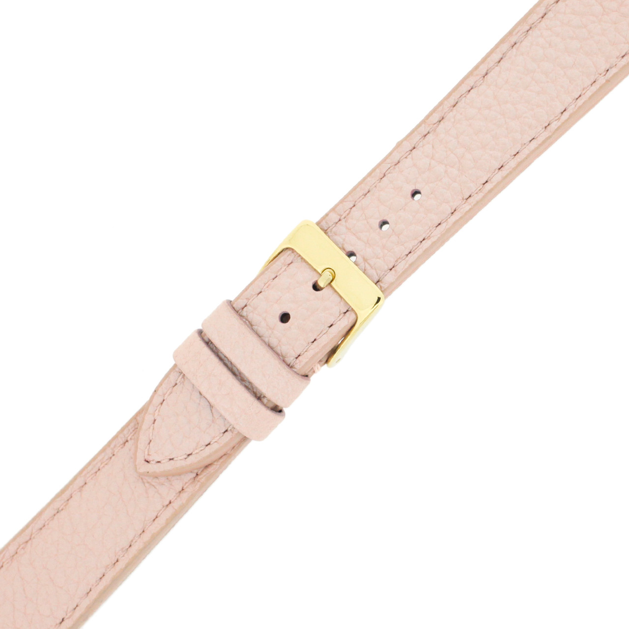 Watch Band Pink Metallic Leather Watch Band Quick Release Springs 12mm-20mm