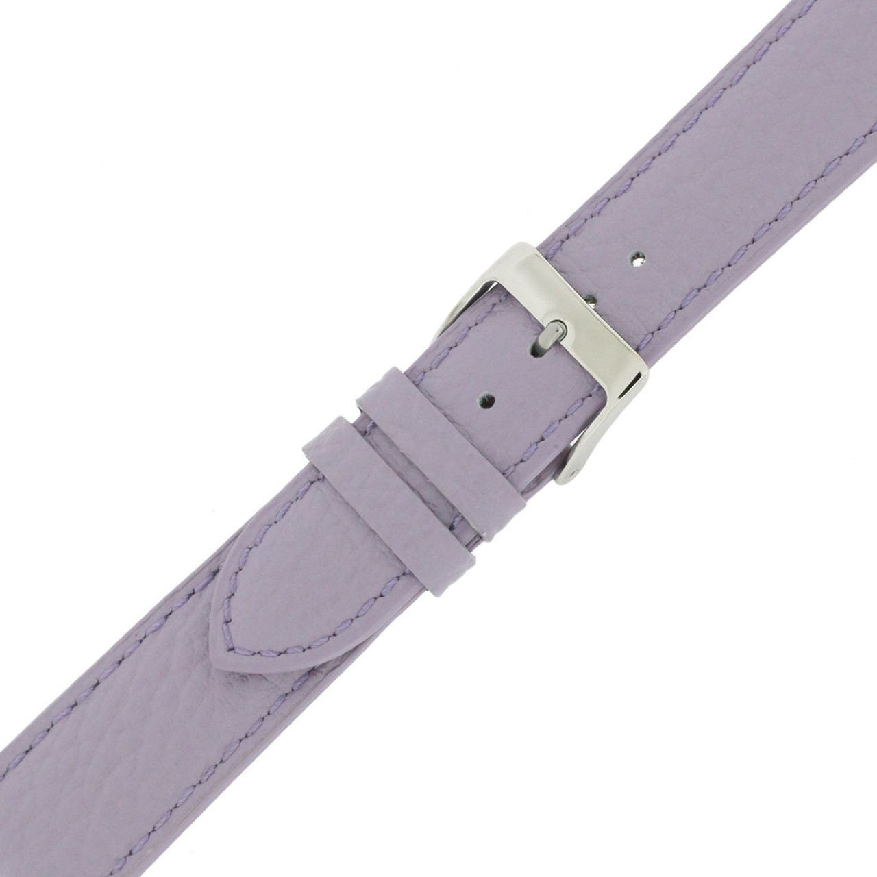 Watch Band Purple Lavender Metallic Leather Watch Band Quick Release Springs 12mm-20mm