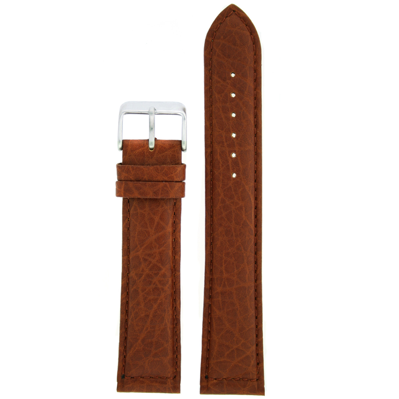 Extra Long Watch Band in Honey Brown - front view
