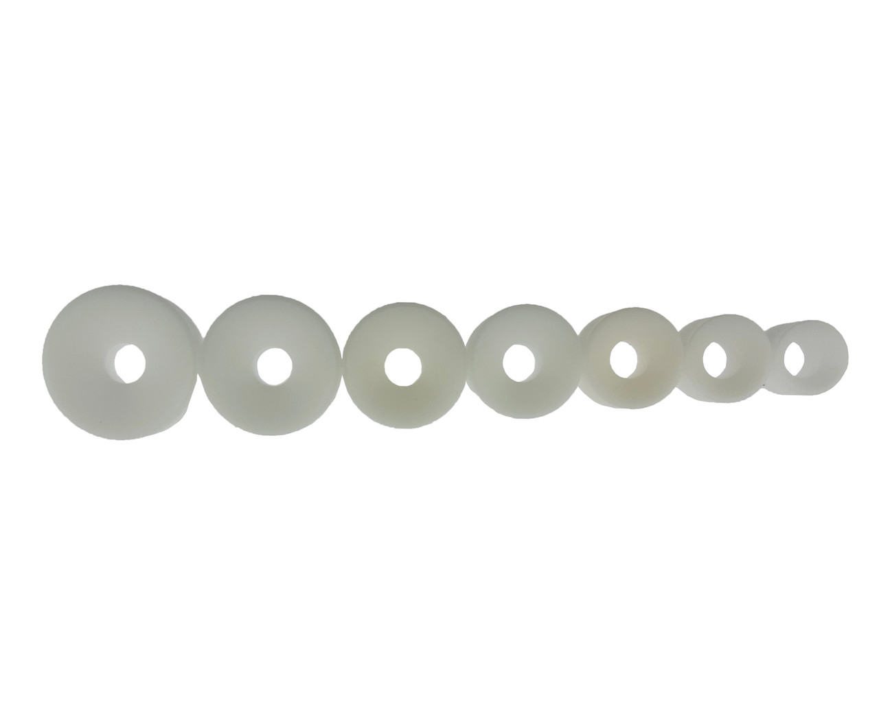 Nylon Dies Double Sided For Closing Watch Case Backs Inserting Crystals Set of 7