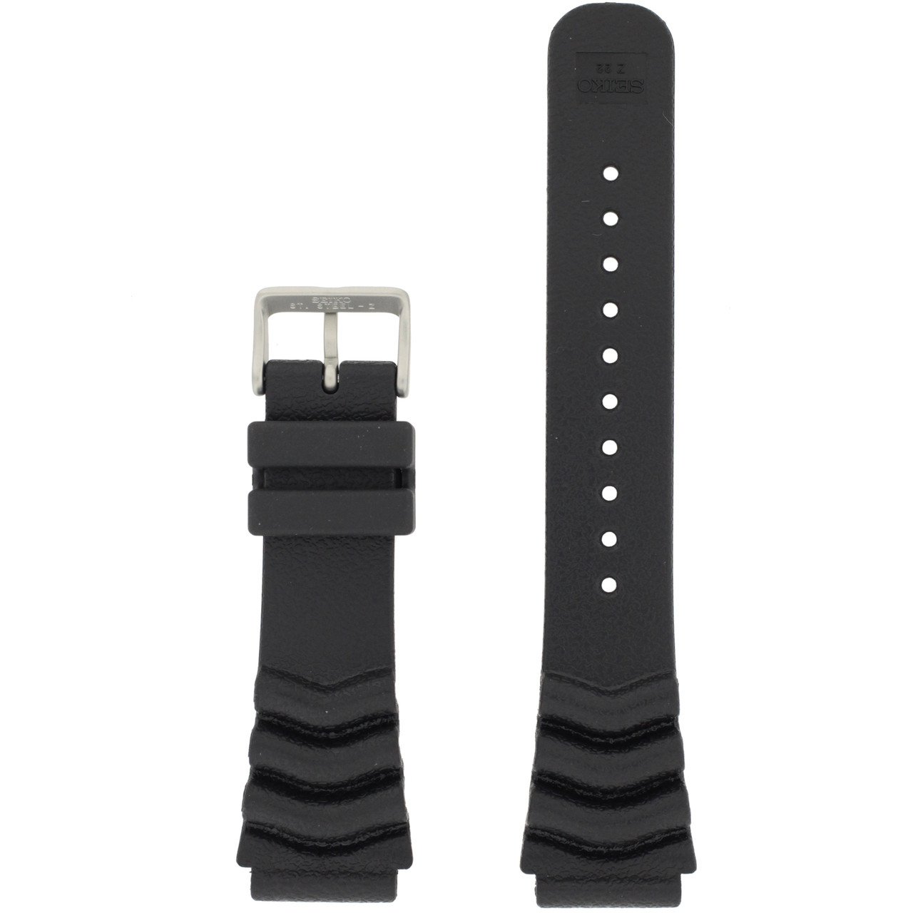 Seiko Watch Band SKX007 SKX009 SKX173 Rubber 22mm 4FY8JZ