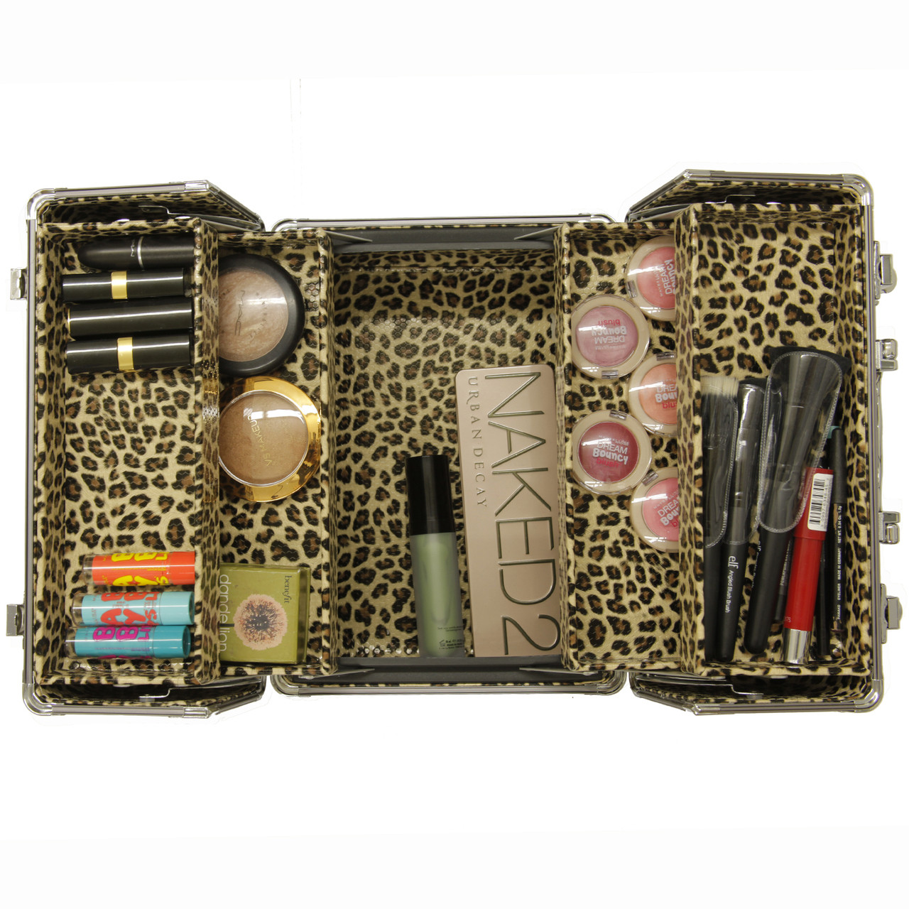 Aluminum Makeup Train Case to Store and Organize Makeup Jewels