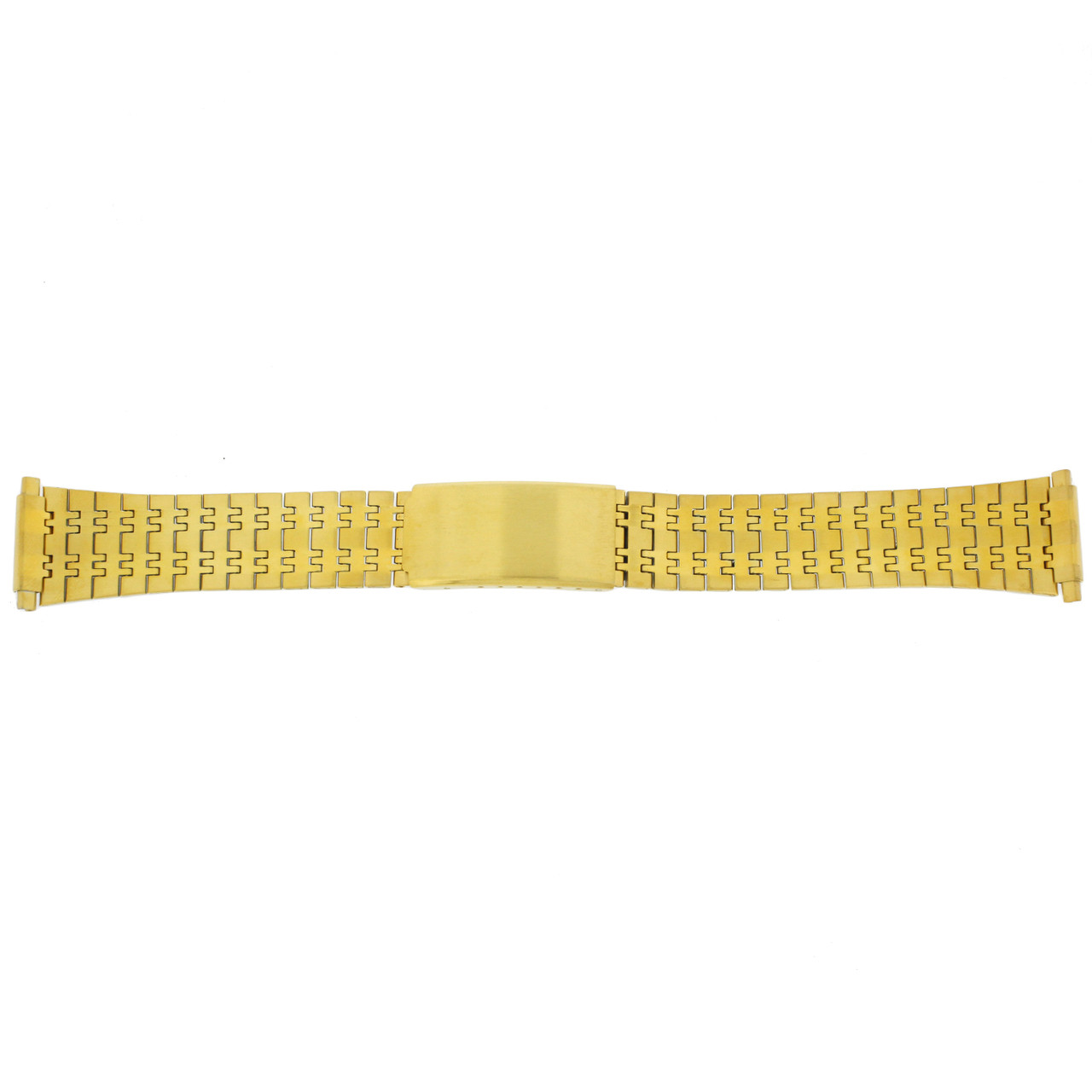 Watch Band Link Metal Gold-Tone Spring Ends 16mm-20mm - Main