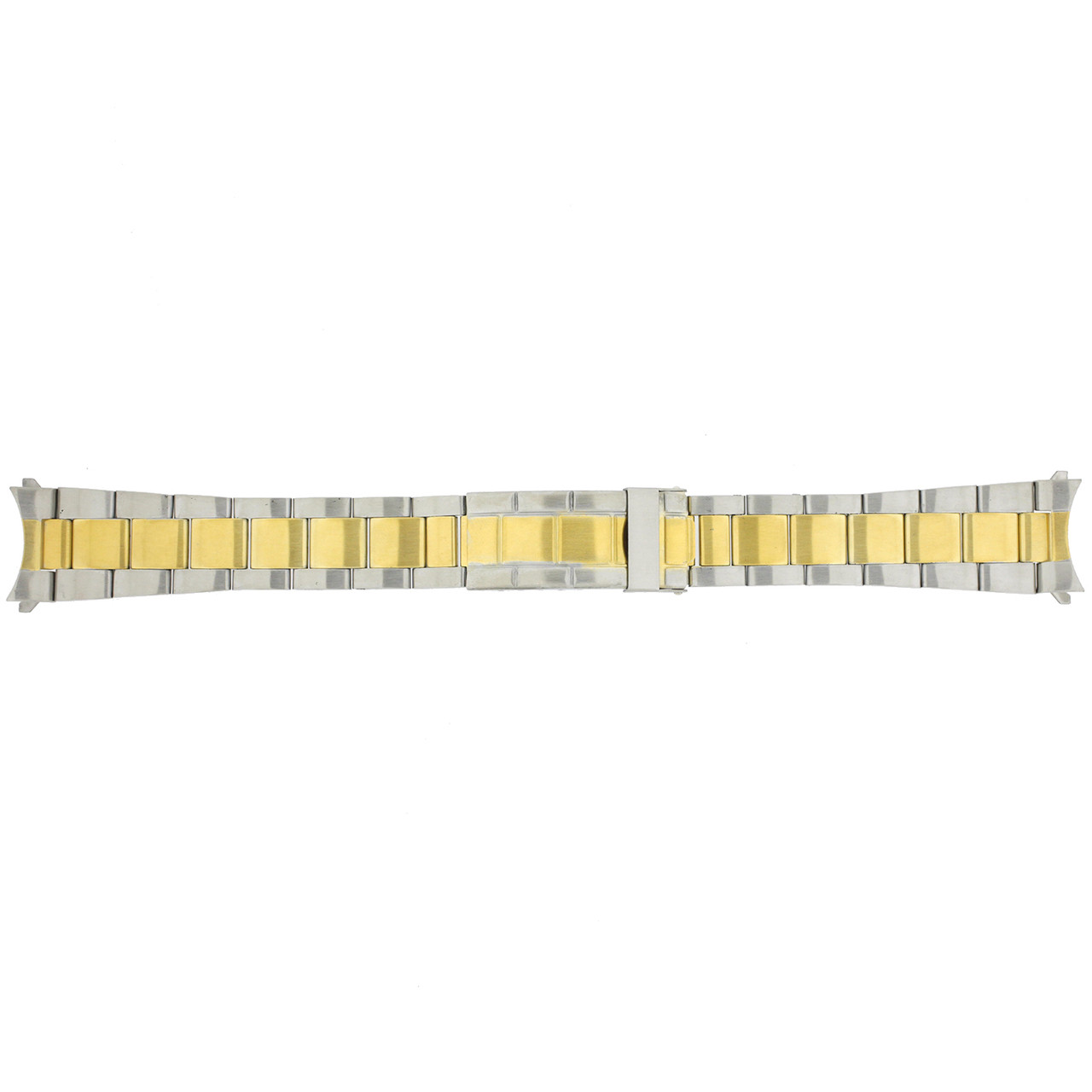 Watch Band Oyster Style 2-Tone Stainless Steel 20mm - Main