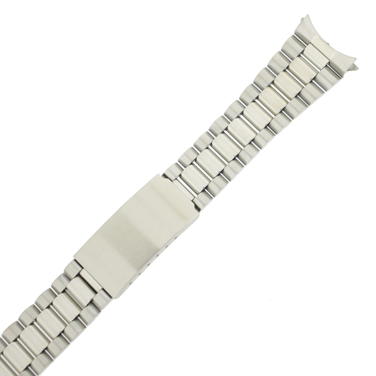 Watch Band Metal Stainless Steel Matte Finish 18mm - TSMET345