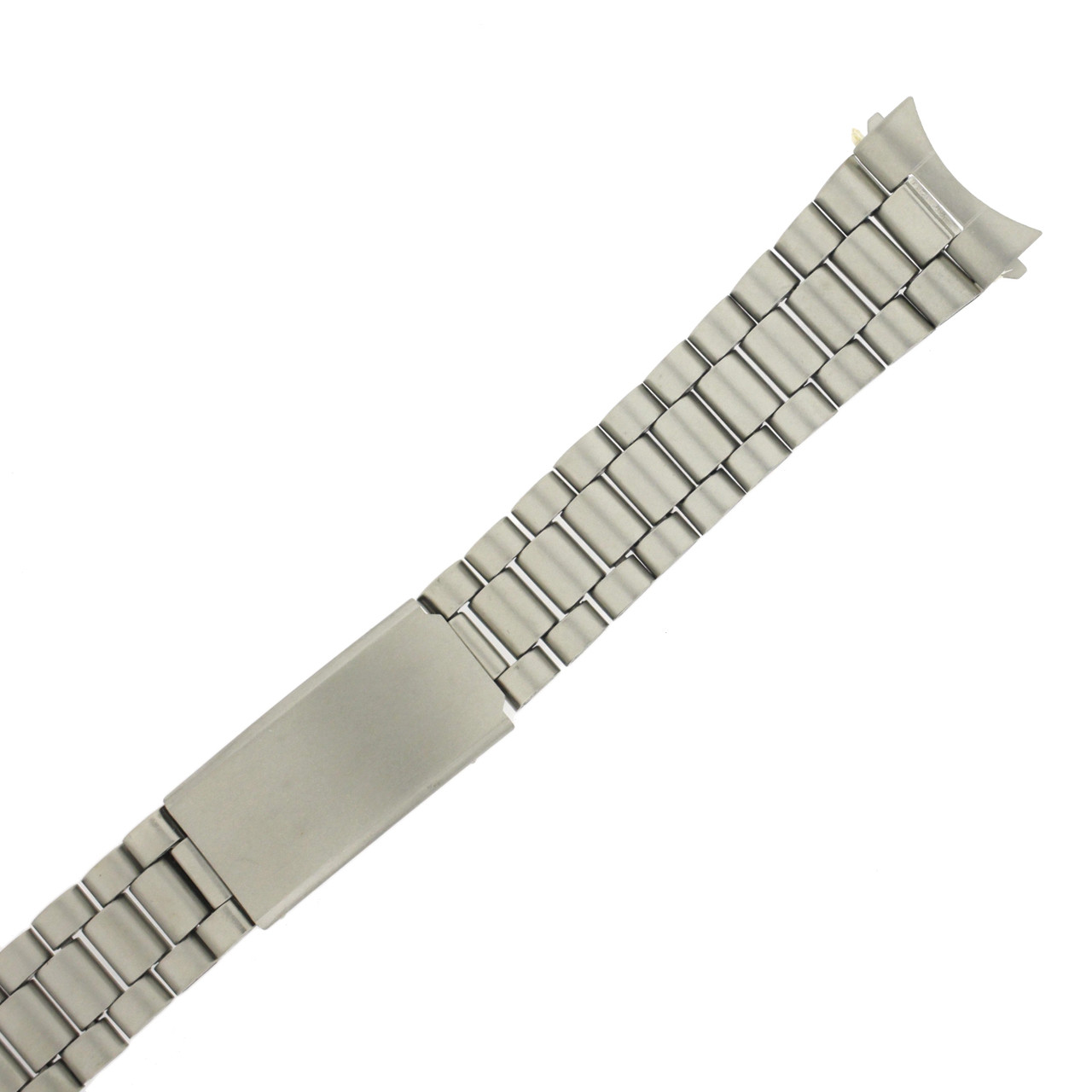 Watch Band Stainless Steel Metal Fits Curved 20 millimeters