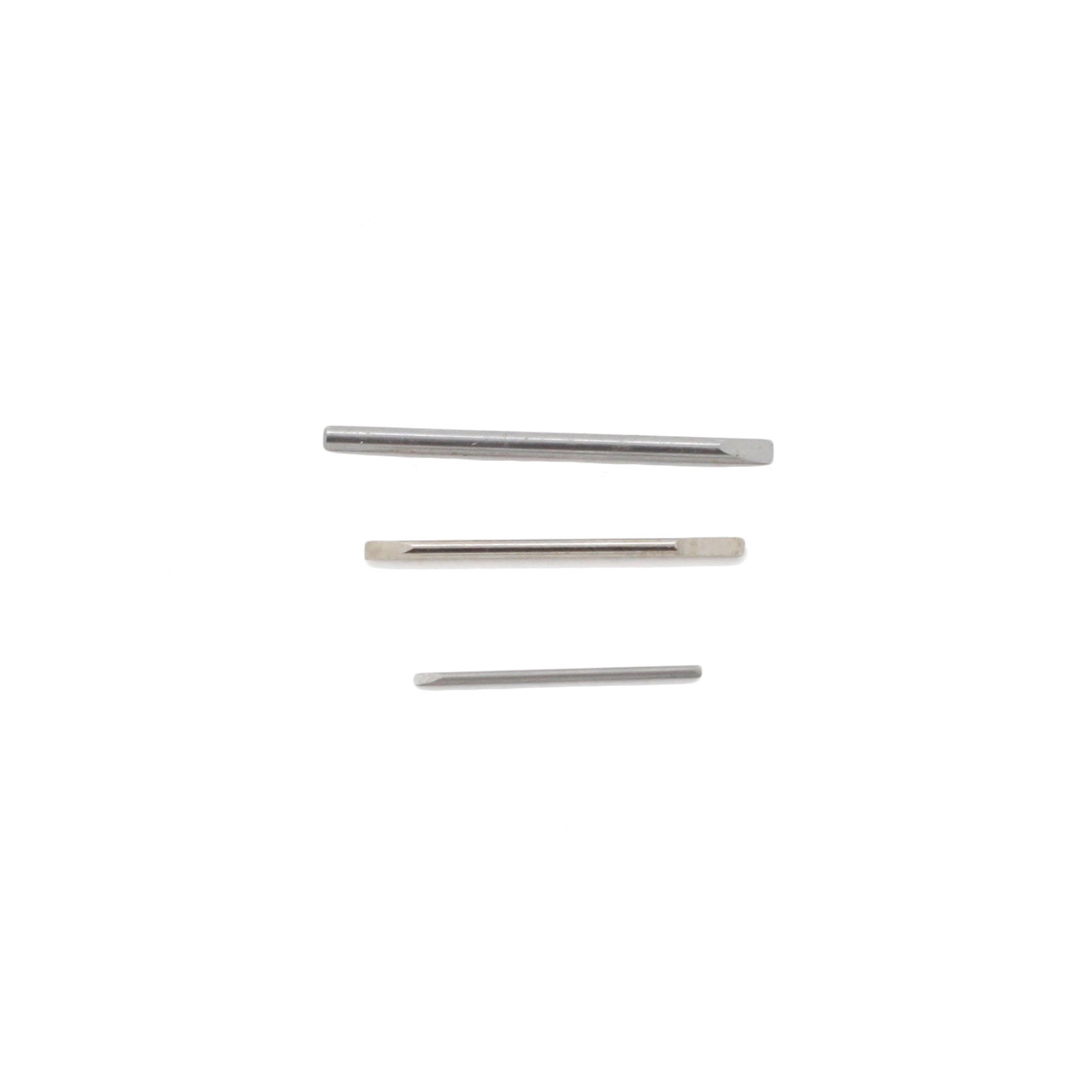 Replacement Screwdriver blades 3 pieces Front View Tool for Watchmakers and Watch Repair - Main