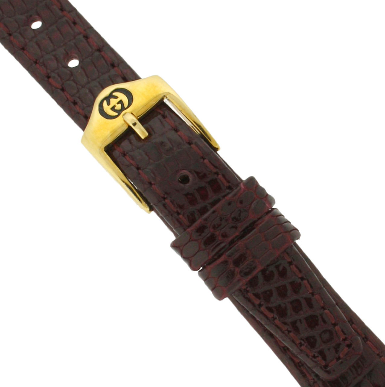 gucci leather strap