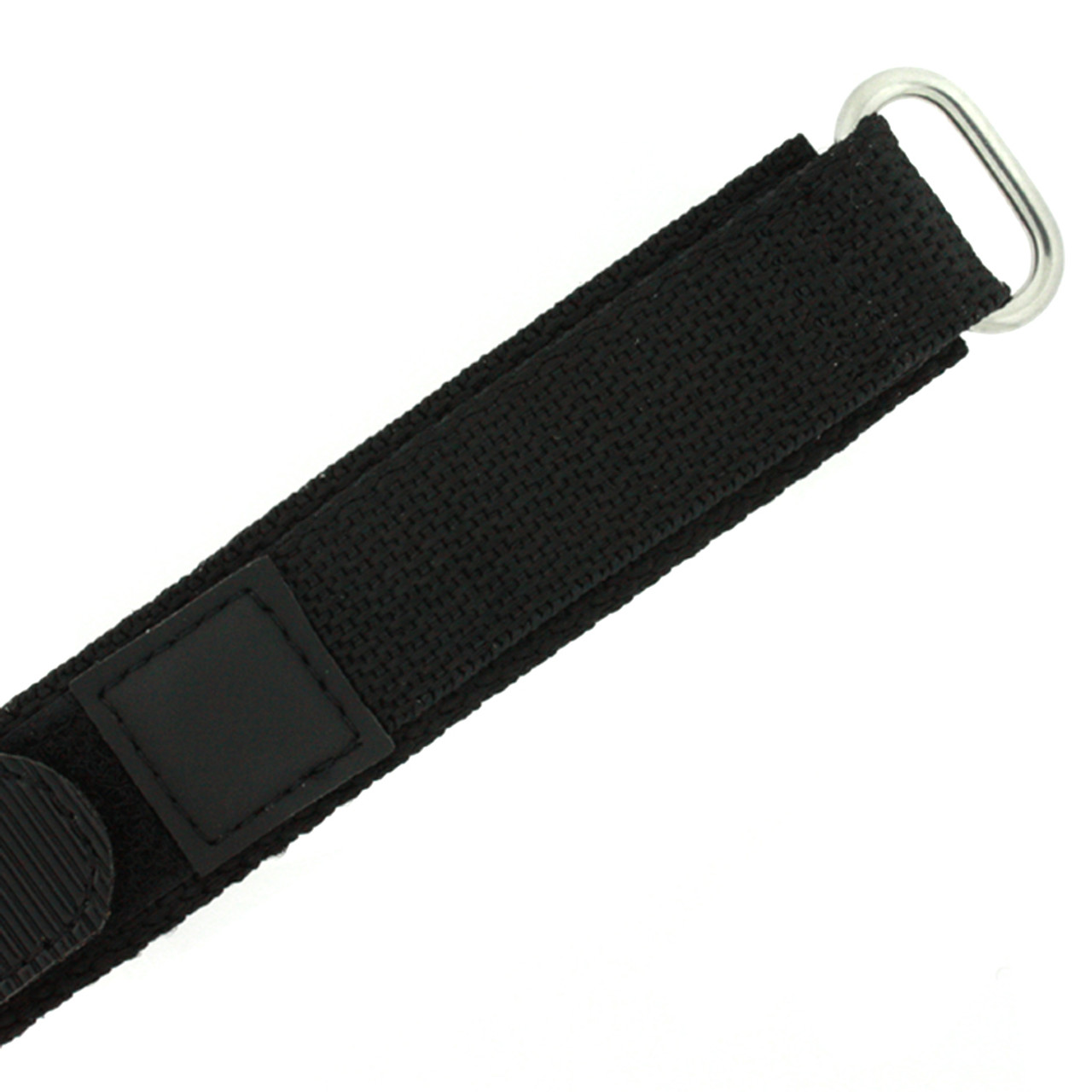 18mm Black Watch Band 18mm Black Watch Strap 18mm Sport Black Watch Band Watch Material VEL100BLK-18mm Stainless Steel Loop