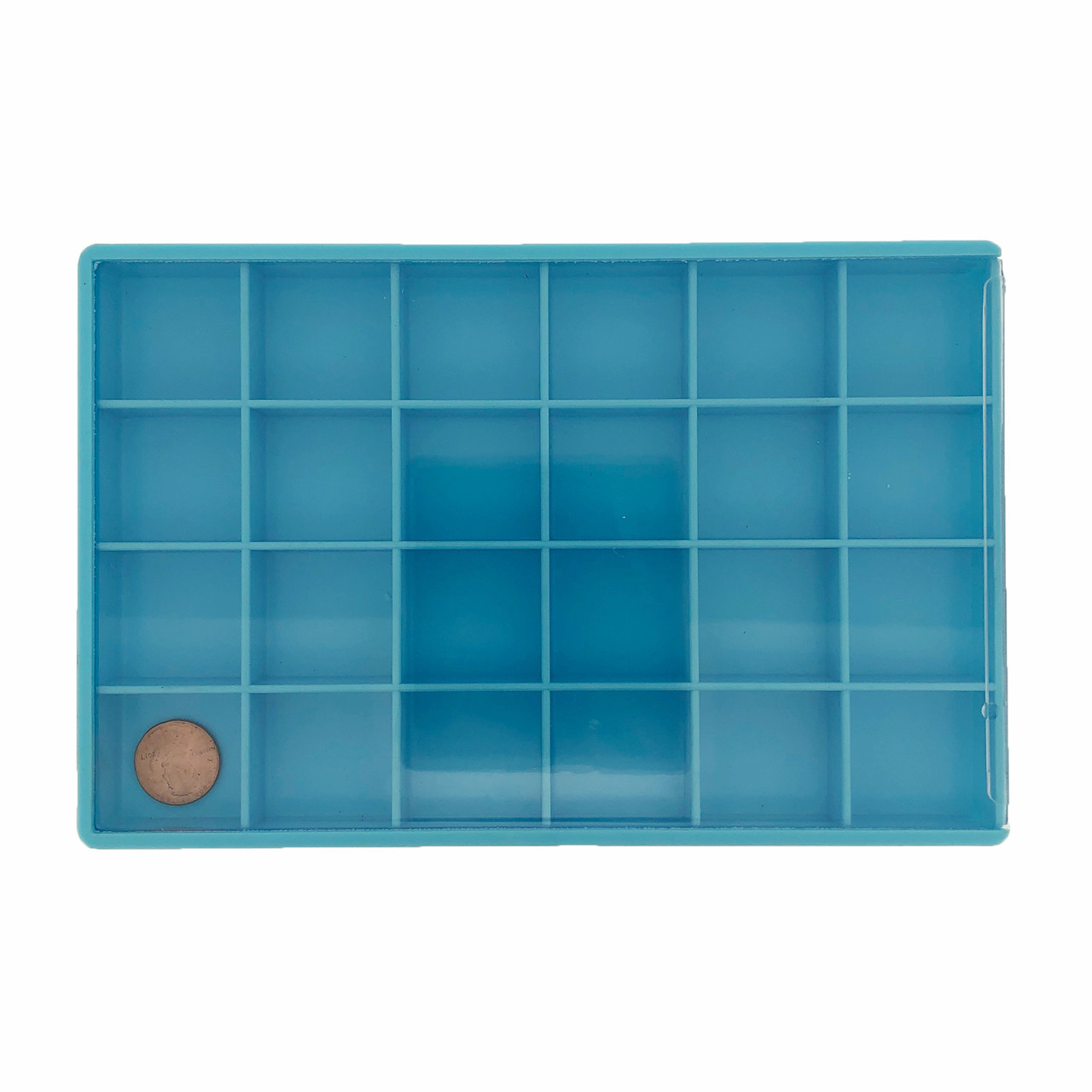 Clear Plastic Stackable Storage Box 24 Compartments For Watch Parts Beads Findings Small Items