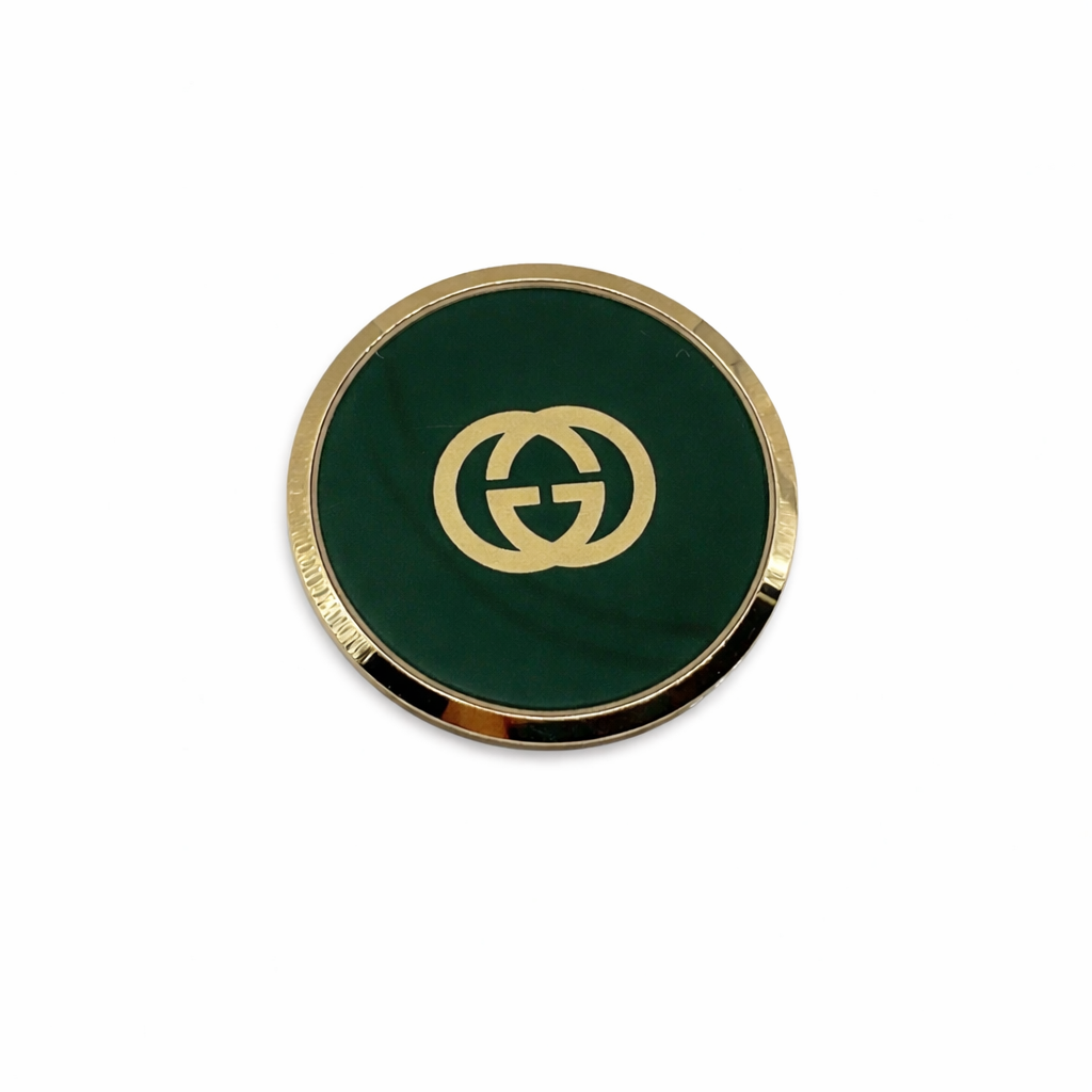 Gucci Case Back Crystal with Gasket Ladies Watch GG GREEN 2000L GREEN STACK