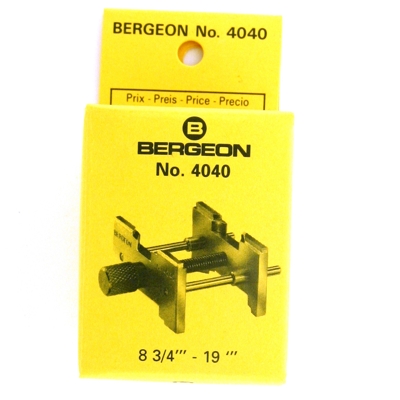 Bergeon 4040 Reversible Watch Movement Holder Double Sided  Aluminum
