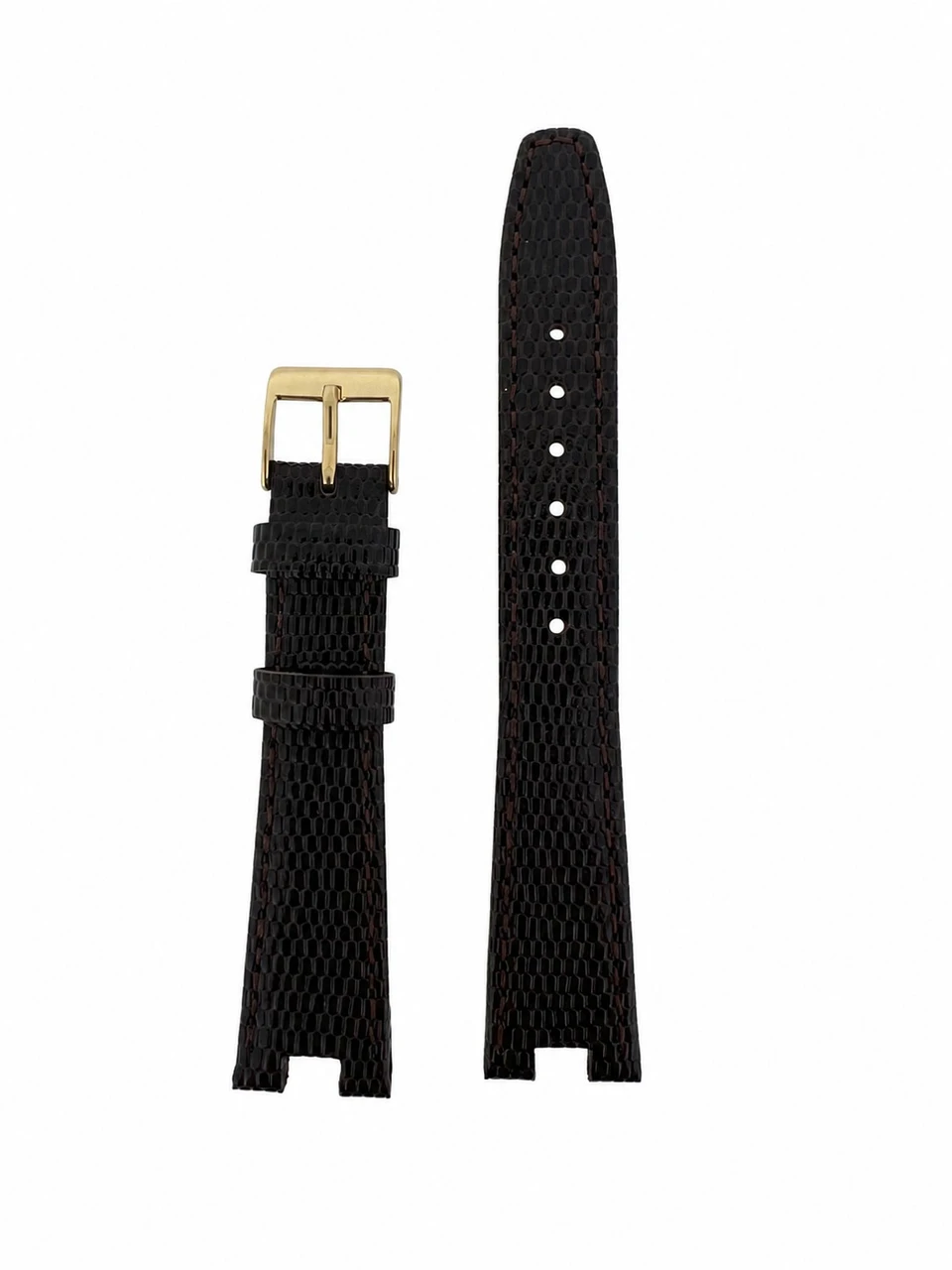 Replacement Gucci Watch Band 18mm Model 4500M Brown Center Cut Large