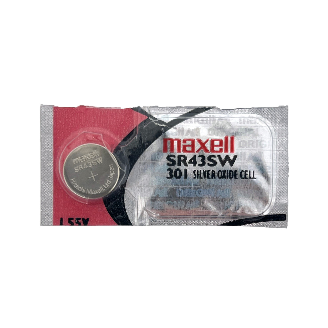 Seiko Maxell 301 SR43SW Watch Battery Watchmaterial