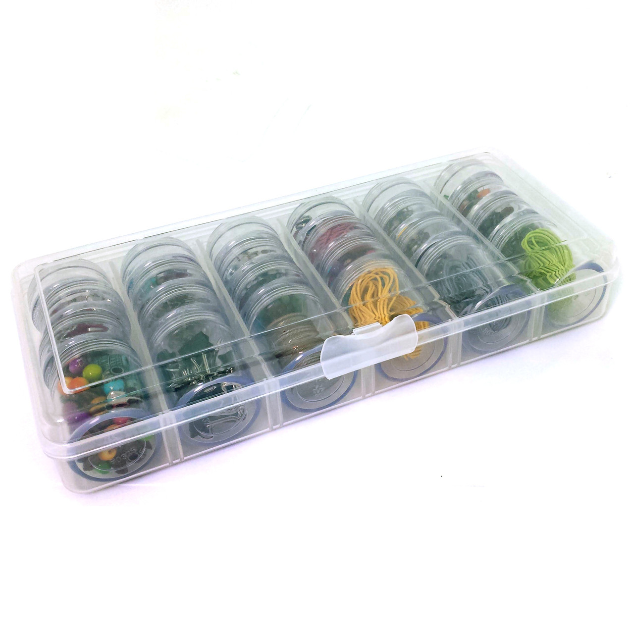 Paylak Storage Box Divider Tray 20 Containers 4 Sizes Clear Containers Functional Organizer Impact Resistant