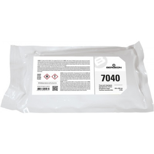 Bergeon® 7040 Watchmakers Polypropylene Wipes Watch Cleaning Parts Dials Crystals Pack of 50
