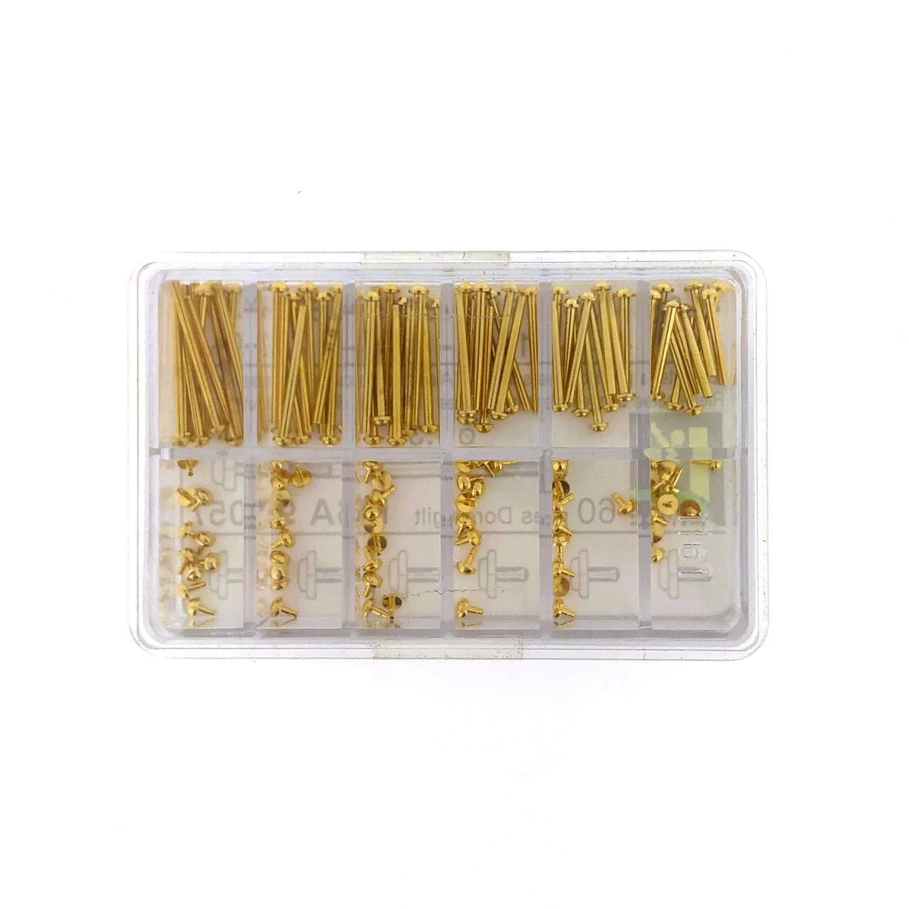 100 Assorted Brass and Steel Pins for Watch and Jewelry Repair