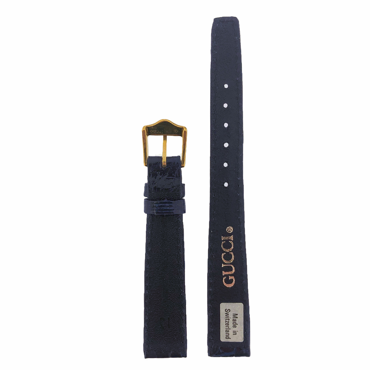 Genuine GUCCI Watch Band Model 2200L 3000L 13mm Navy Blue