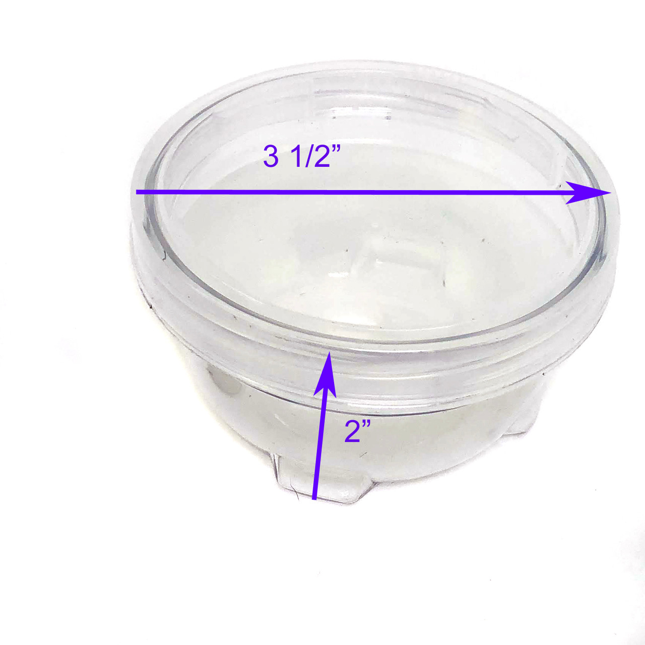 Large Storage Containers Stackable Interlocking Detachable 5 For Beads Crafts Food Items - 3 1/2" Round
