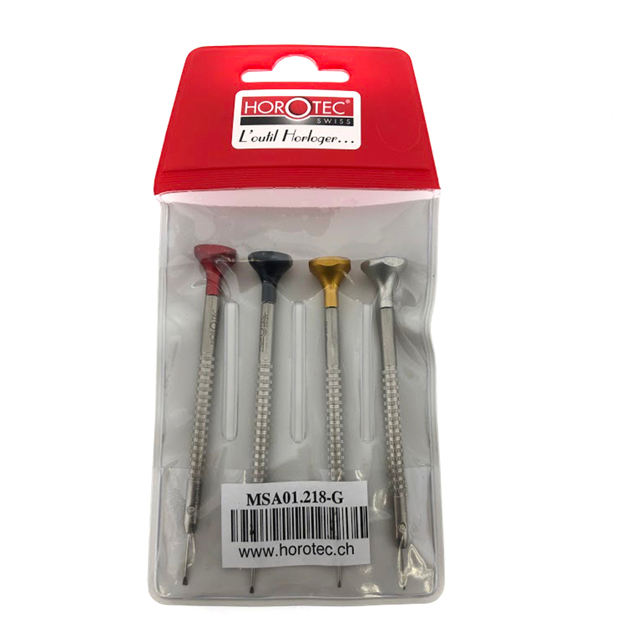 HOROTEC® Watch Screwdriver Set of 4 MSA01.218-G