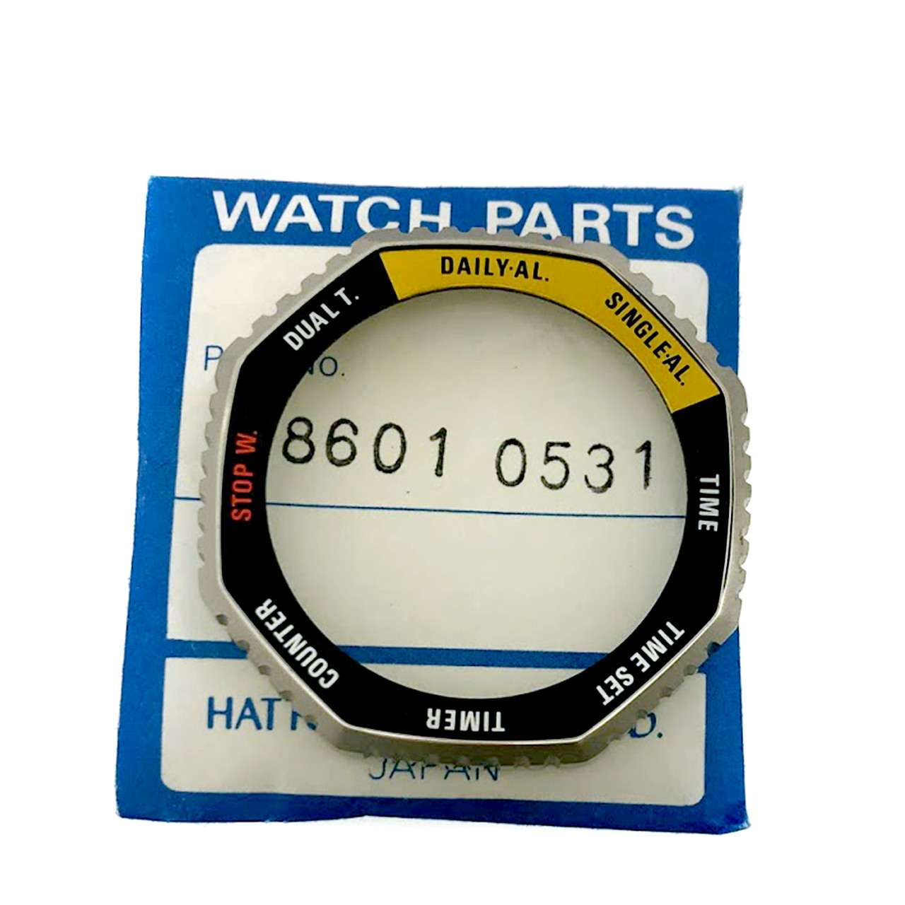Seiko Bezel A829-5020 digital Vintage Watch Parts Watch Material