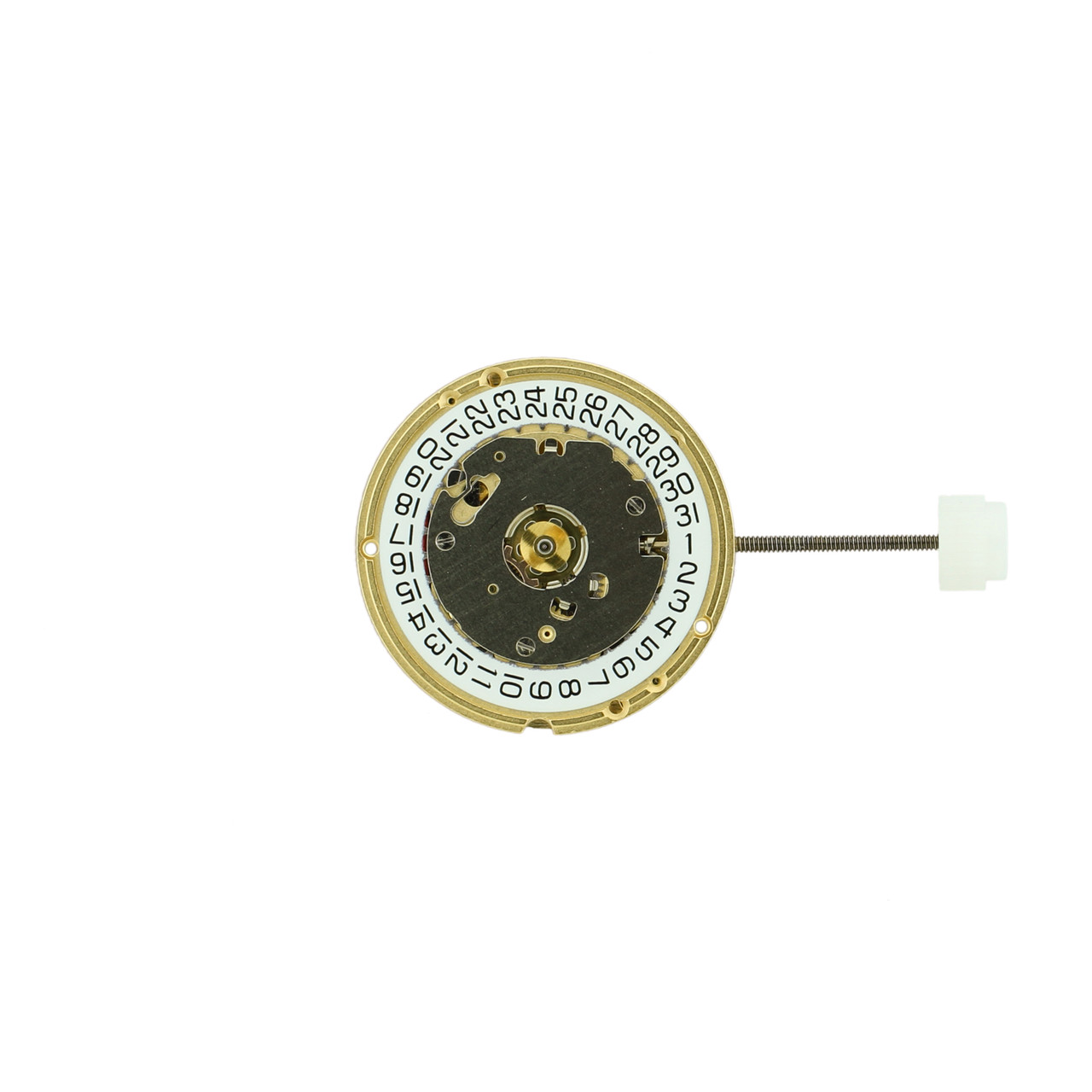 ETA® 3 Hand Quartz Watch Movement E61.111 Date At 3:00 Front