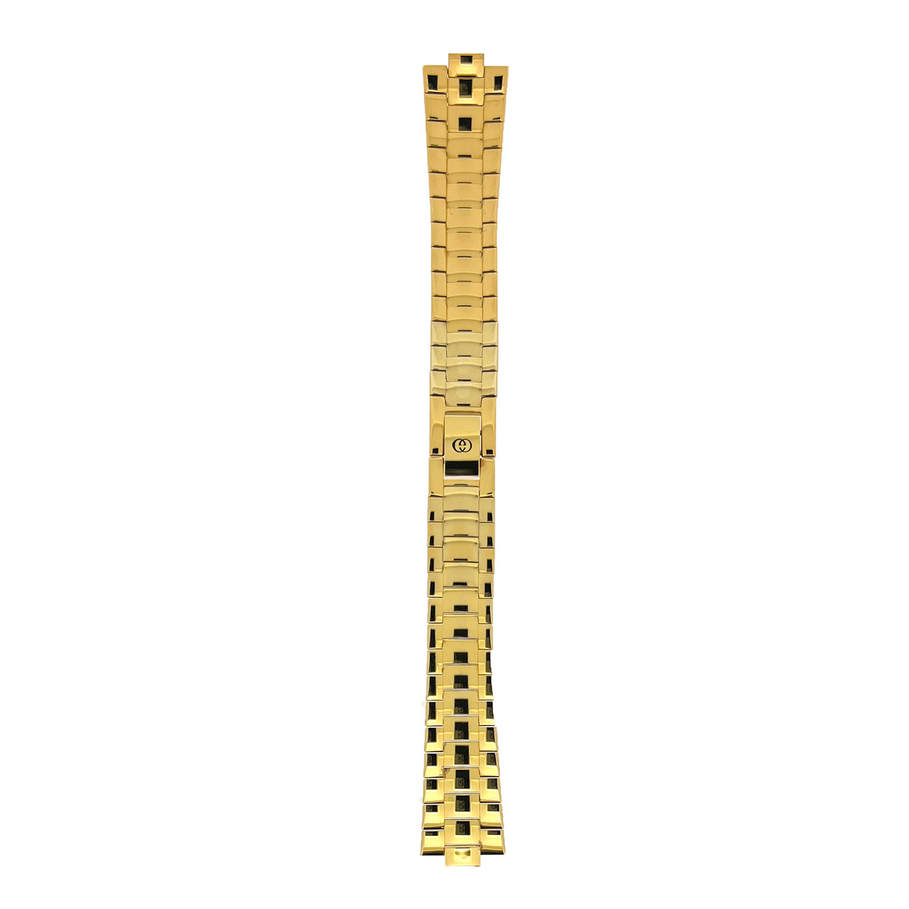 Gucci Watch Band 3300M Metal Gold-tone Mens Strap Genuine