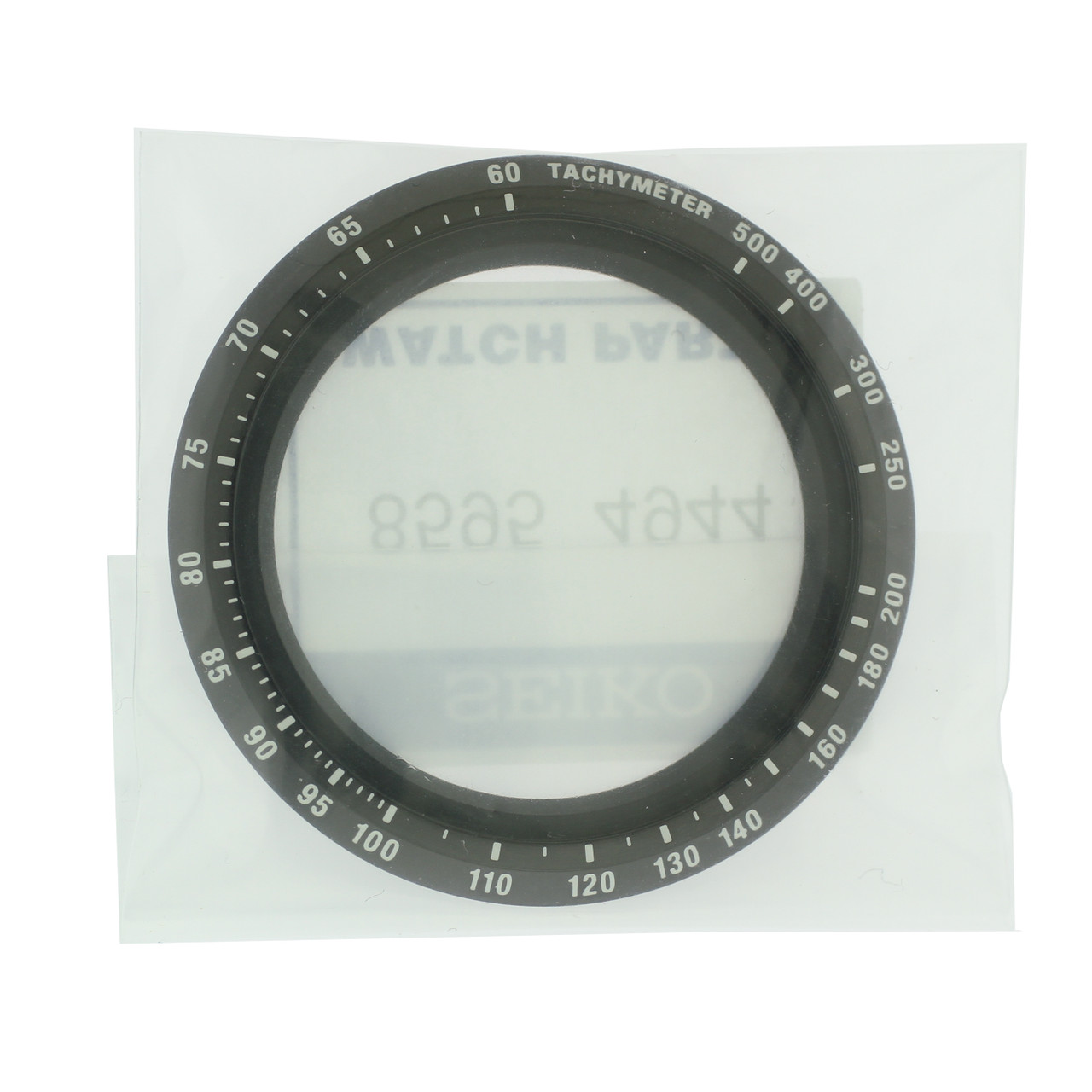 Seiko Bezel Black With White Tachymeter fits Model SSC813 SSC917