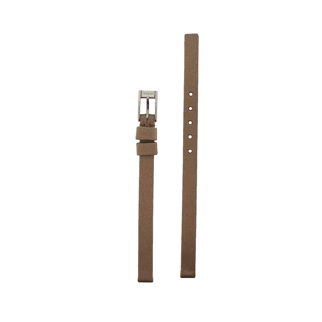 Gucci Watch Band 3900L Leather Taupe Ladies Strap Buckle Genuine