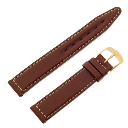 Tag Heuer Leather Watch Band Midsize 17mm Brown Series 4000 WF1220.BC0533