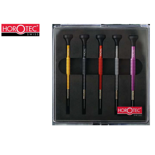 HOROTEC® Watch 5 Piece Screwdriver Set With Ball Bearing Part MSA01.020-D