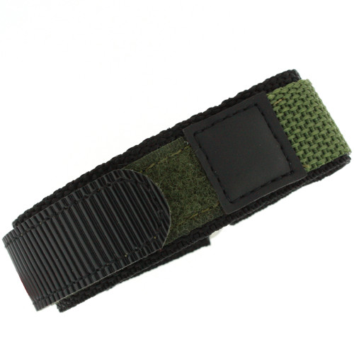 Hook & Loop Nylon Sport Watch Band-Waterproof Outdoor Watch Strap for Men  or Women-Choice of Color & Width (18mm, 20mm, 22mm)