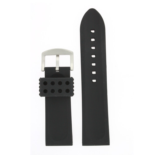 Silicone Rubber Watch Band Stainless Steel - BACK