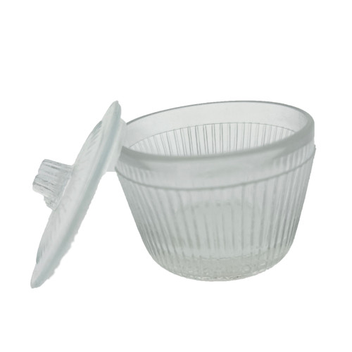 Glass Alcohol Cup with Cover to Hold Watch Alcohol Benzene Cleaning Solutions