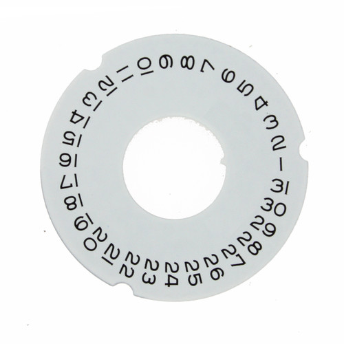 Date Dial Disc to Generic Rolex 3055 White Color Part 5134-2- Main