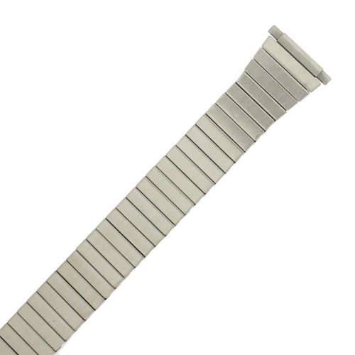 Watch Band Expansion Metal Stretch Silver-Tone