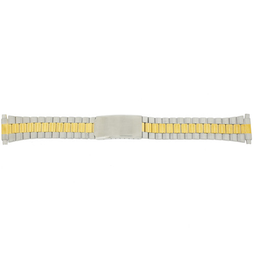 Watch Band Link Metal 2-Tone Spring Ends 17mm-22mm - Main