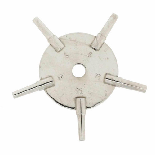 Table Clock Key 5 Prong - UNIKEYTAB