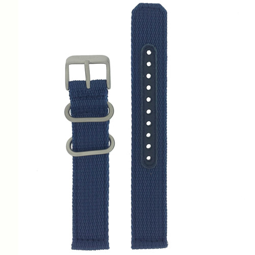 Seiko Watch Band Nylon Blue Seiko 4K12jZ  Front