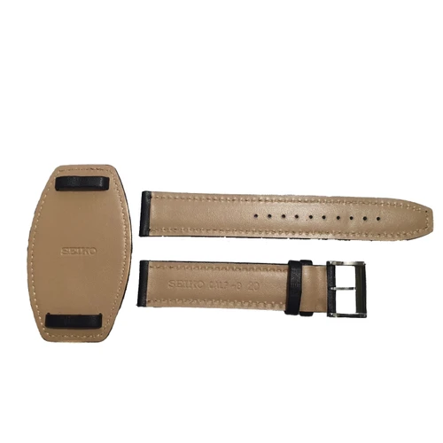 Leather band  Seik 8F56-00J0 8F56-00L0