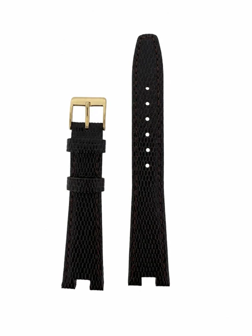 Replacement Gucci Watch Band 18mm Model 4500M Brown Center Cut Large