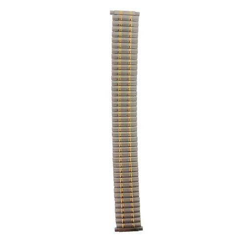 XL Mens Stretch Watch Band Expandable Extra Long Two-tone Matte 17 - 22mm