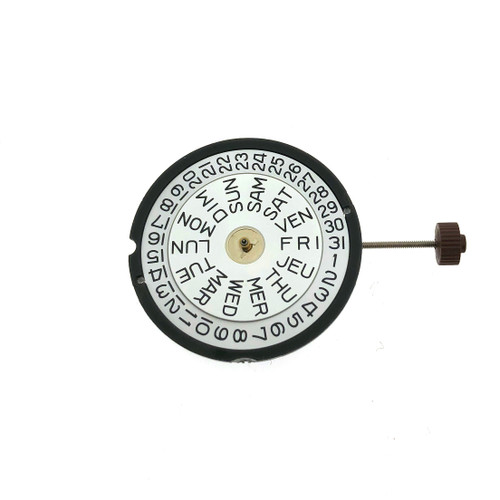 Harley Ronda 517 day Date at 3 Watch Movement Front