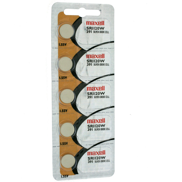 Pile Montre Maxell Oxyde D'Argent 381/SR1120SW - Remplacement Pour Montres - 1 Pièce - 7