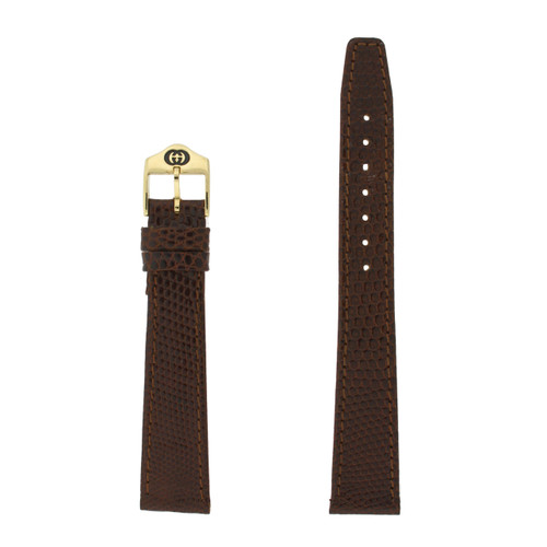 Gucci Watch Band 15mm Brown Models 4200L Replacement Strap