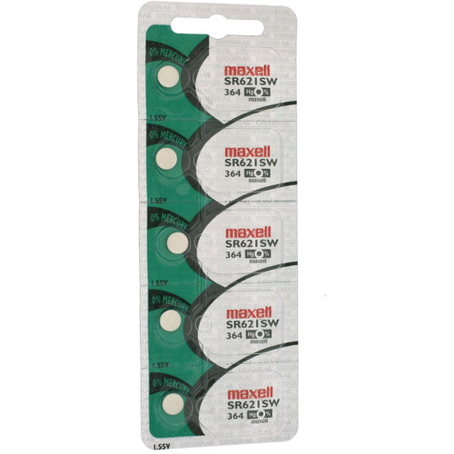 MAXELL 364 SR621SW Watch Batteries WatchMaterial