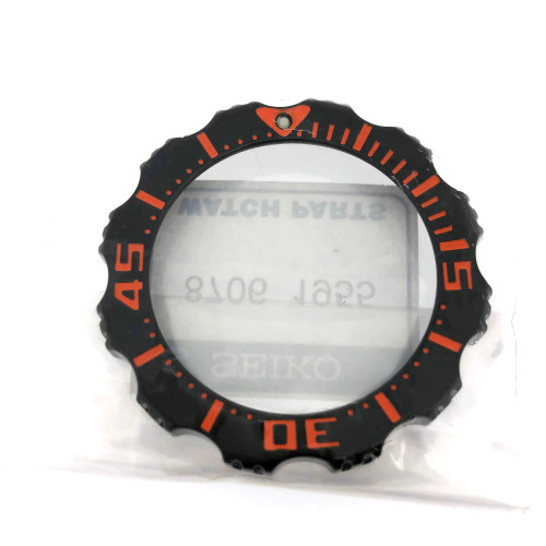 Seiko SRP311 Rotating Bezel Black Orange Original Monster