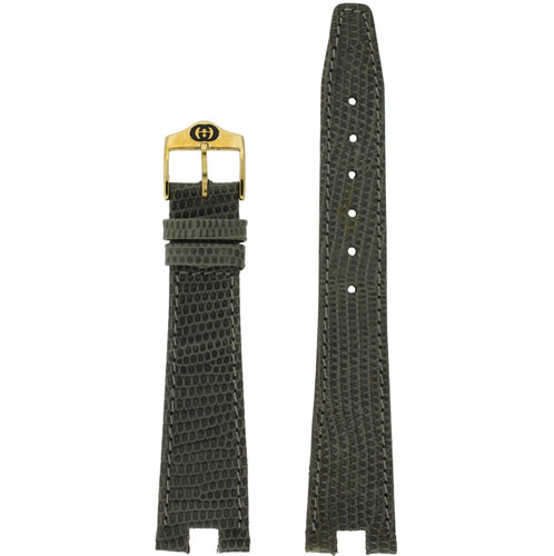 Genuine GUCCI Watch Band 18mm Model 4500M Grey Replacement Strap