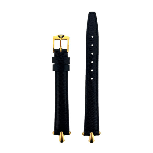 Gucci Watch Band 1800L Ladies Black | Replacement Strap | Watchmaterial