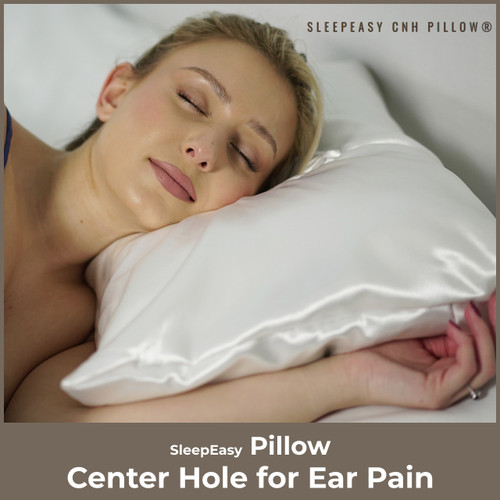 SleepEasy Pillow with Center Hole for Ear Pain